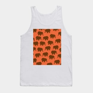 Indian Elephant Pattern Tank Top